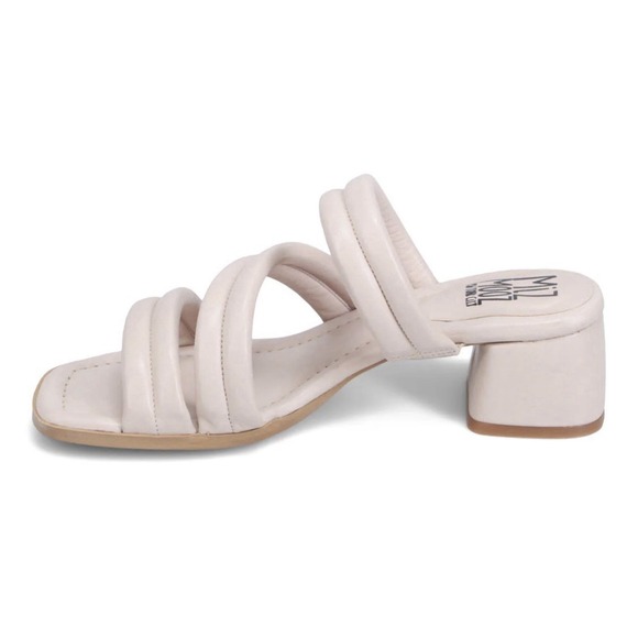 Miz Mooz Oceana leather heeled sandals Cream Size 37 US 6.5-7